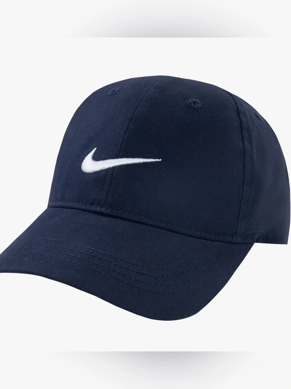 Nike Navy blue- Ripstop Swoosh Graphic Baseball Cap, Obsidian, 2/4T.  2795